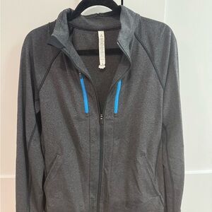 Lululemon mens Zip-Up Jacket with Blue detailing